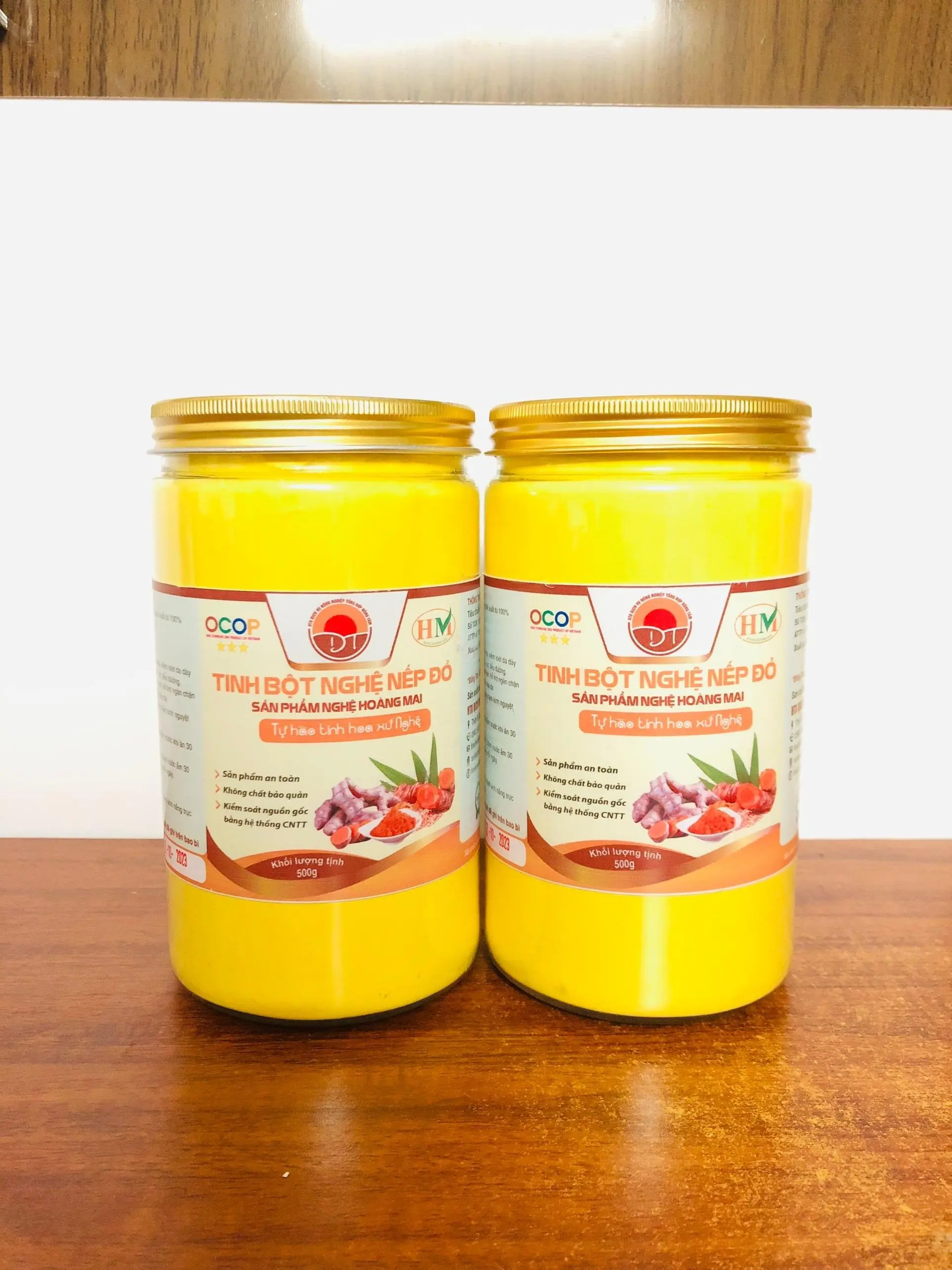 Tinh Bột Nghệ Nếp Đỏ Nguyên Chất Hoàng Mai