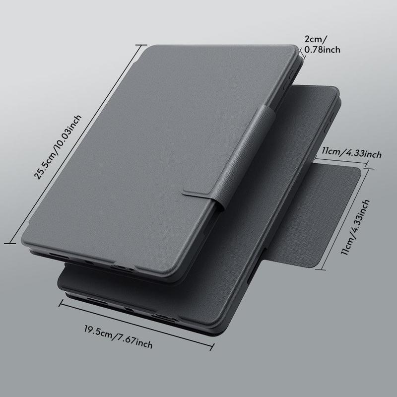 Portable Tablet Keyboards, Removable & Adjustable Bracket Tablet Protective Case, Tablet & Computer Accessories Compatible with iPad 10th Generation 1