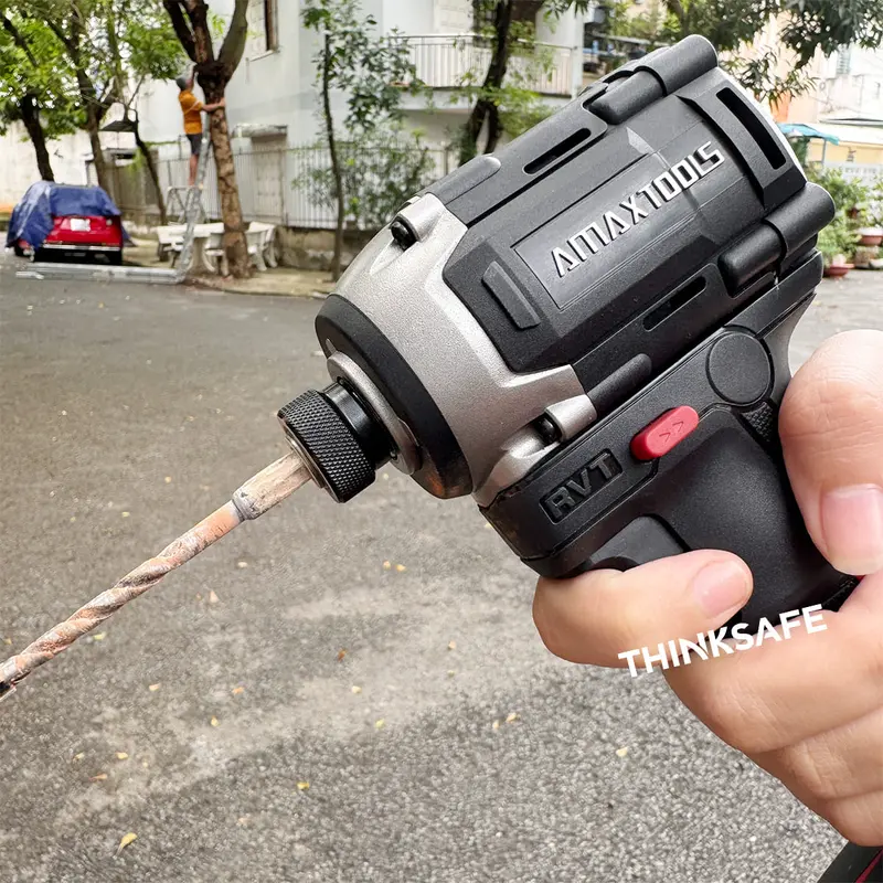 Máy bắn vít pin 21V Amaxtools AV28014SM đầu 1/4 inch, momen xoắn 280Nm Máy siết vít, vặn vít không chổi than - Thinksafe 4