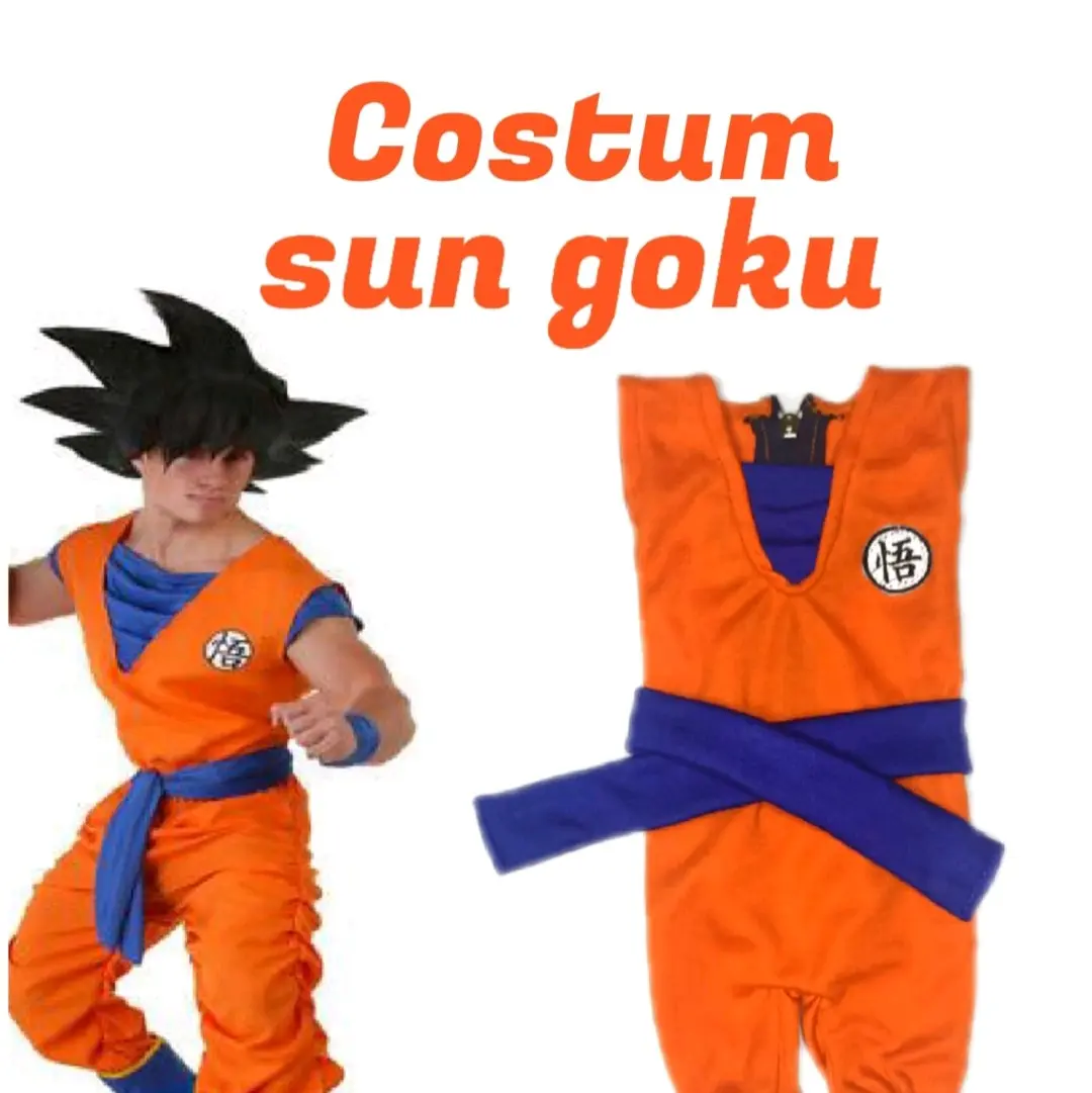 Baju hewan monyet model sun go ku