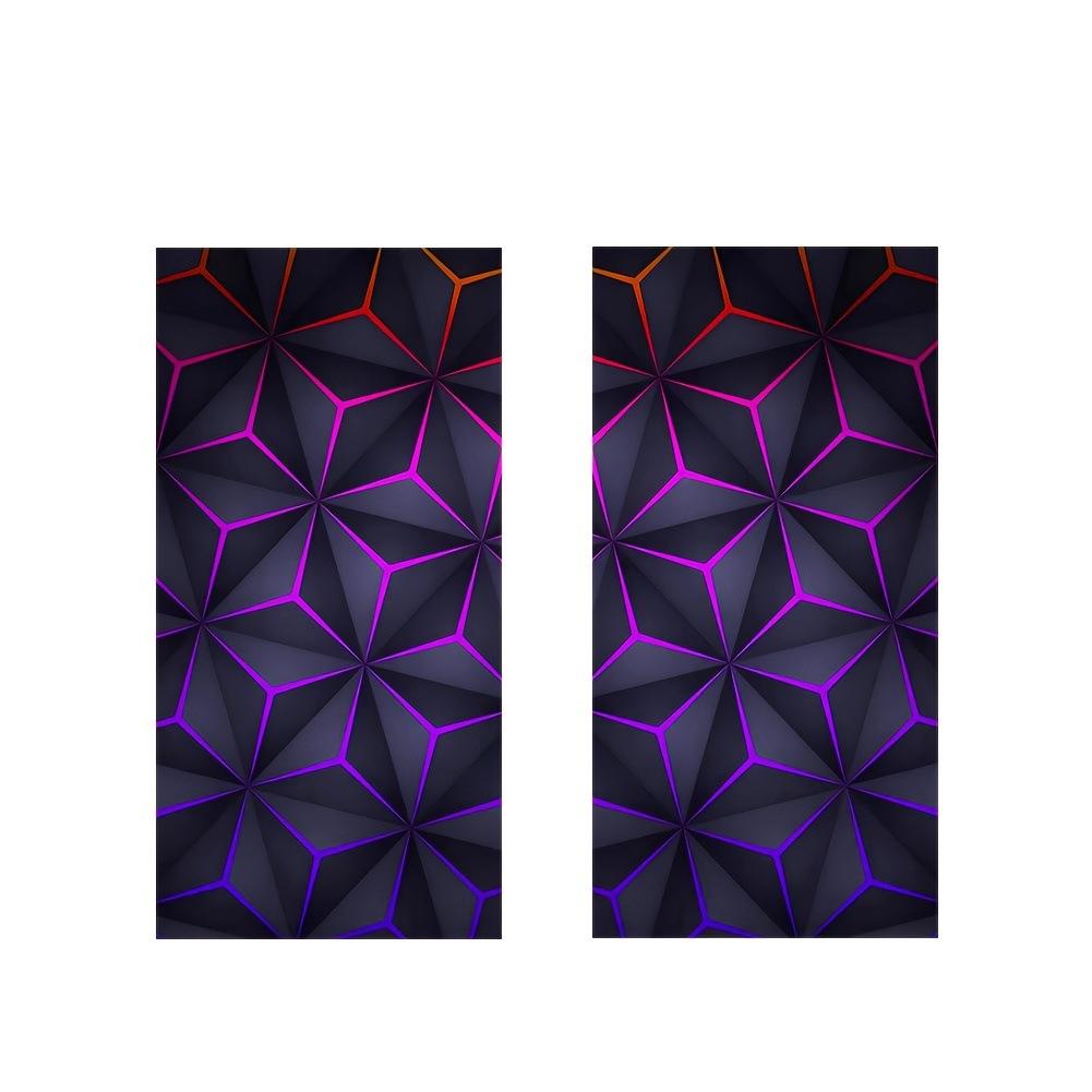 2Pcs Car Stickers B Pillar Center Column Covers DIY Scratch Resistant ...