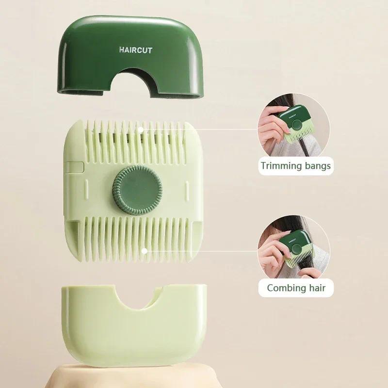 Product Introduction of 2 In 1 Baby HairCut And Hairdressing Comb Trim Bangs And Broken Hair Bangs Trimmer Manual Portable Children's Hair Clipper 21