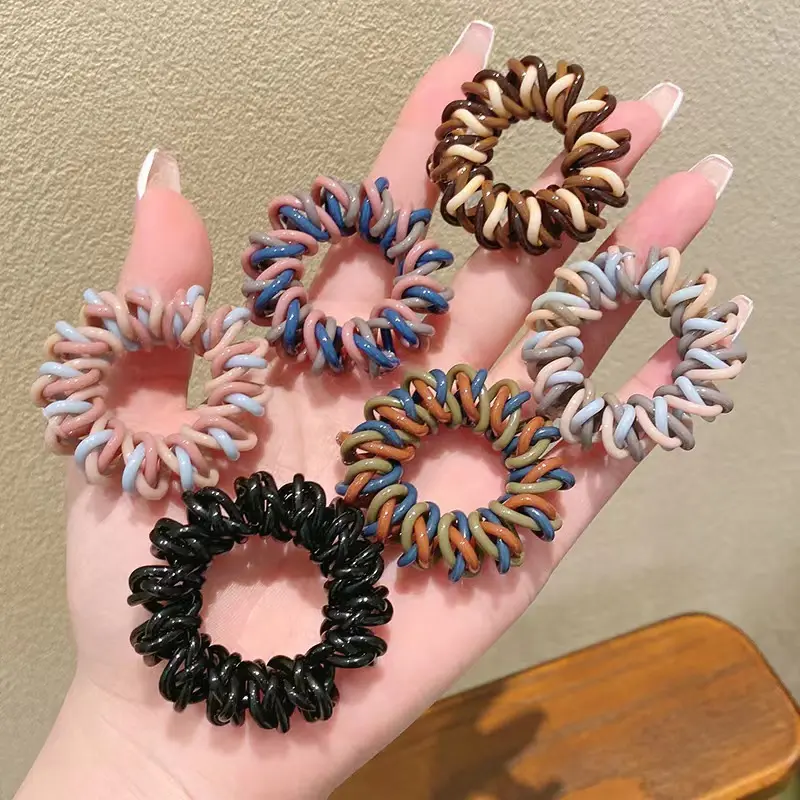 Tóc Đuôi Ngựa Nữ, Phong Cách Đơn Giản, 2024, Tùy Chọn Nhiều Màu Women Thun Dây Cột Tóc Scrunchies