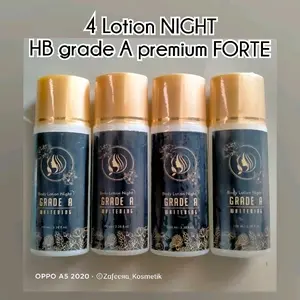 BUNDLING 4 NIGHT LOTION HB GRADE A PREMIUM FORTE Hand Pencerah