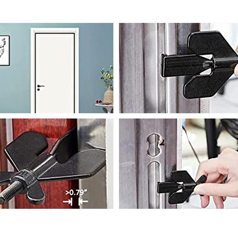 Product Introduction of Khóa cửa an ninh, cho du lịch, Nút chặn Khóa cửa Cầm Tay hạng nặng, Máy chặn cửa khách sạn, Thiết bị chốt khóa an ninh gia đình, Thích hợp cho căn hộ 19