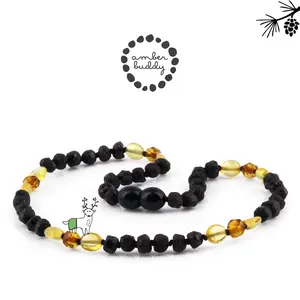 Amber Buddy | LE414 Kalung amber bayi 32cm. Edisi Terbatas