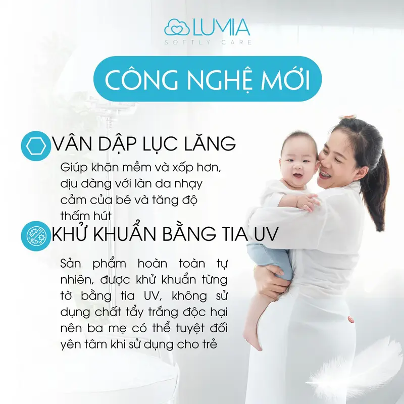 [Đa Kho] [Tặng Gói 600G] Combo 2 Túi 900GR VÀ 300GR Khăn Vải Khô Đa Năng Dành Cho Mẹ Và Bé Lumia An Toàn  Cho Bé 2