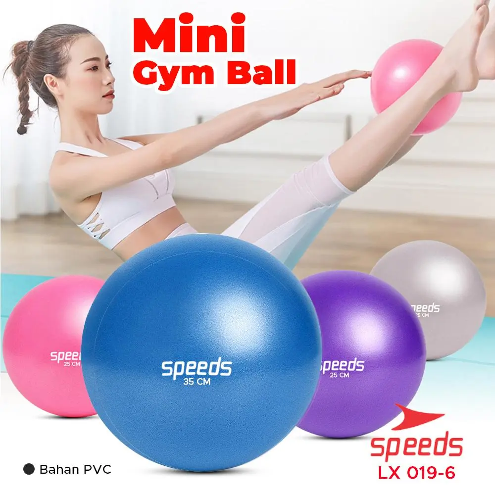 SPEEDS Gym Ball 25cm Gymball Fitness olahraga Bola Gym Bola yoga alat Mini 019-6