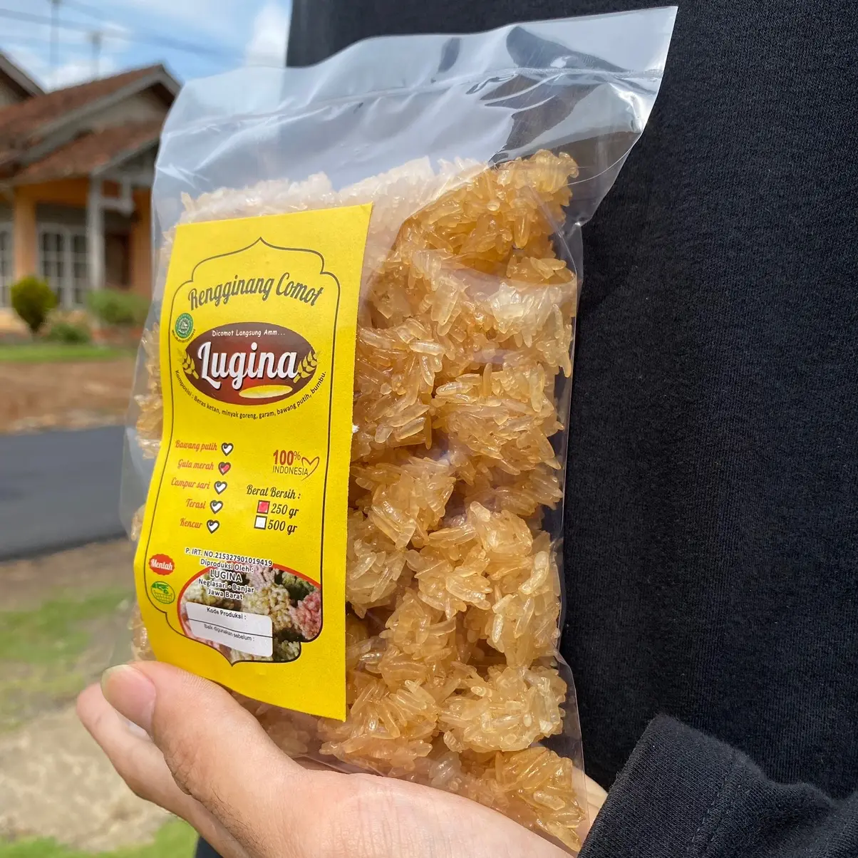 RENGGINANG COMOT GULA MANIS MERAH Makanan Food Snack
