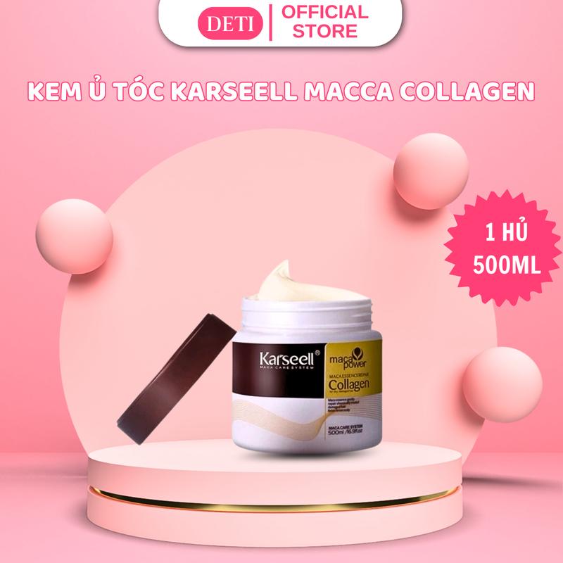 Kem ủ tóc collagen dưỡng tóc chính hãng Karseell giúp phục hồi tóc nhanh chóng cao cấp Keratin ủ tóc