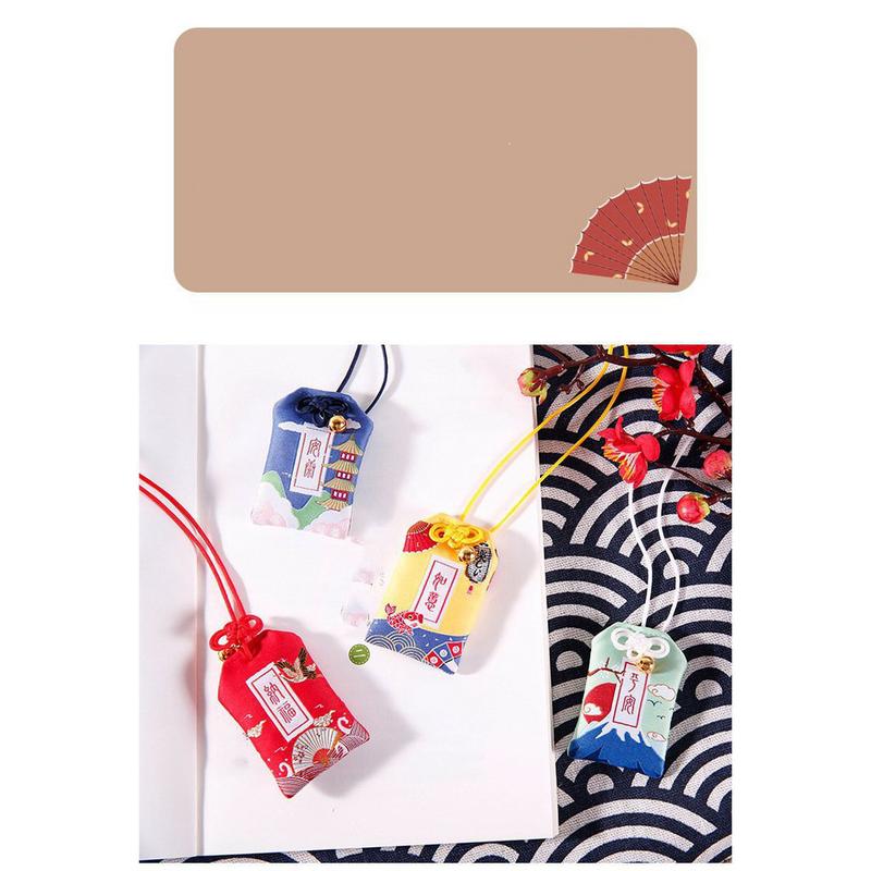 Product Introduction of ( nhiều mẫu ) Túi Phước May Mắn Omamori Bọc Vỏ Silicon treo trang trí tình duyên tài lộc học tập bình an 18