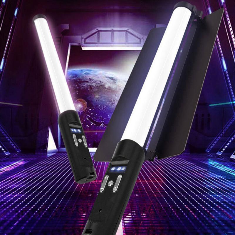 【 Hàng Có Sẵn 】 đèn Lấp Đầy Để Chụp Ảnh, Gậy Đèn Lấp Đầy Nhiệt Độ RGB / Ba Màu, Gậy Đèn LED Cầm Tay Di Động Nhiều Màu Sắc Có Vách Ngăn, Đèn Chụp Trong Nhà, Đèn Tạo Không Khí Phát Sóng Trực Tiếp Ngoài Trời Đủ Màu 3