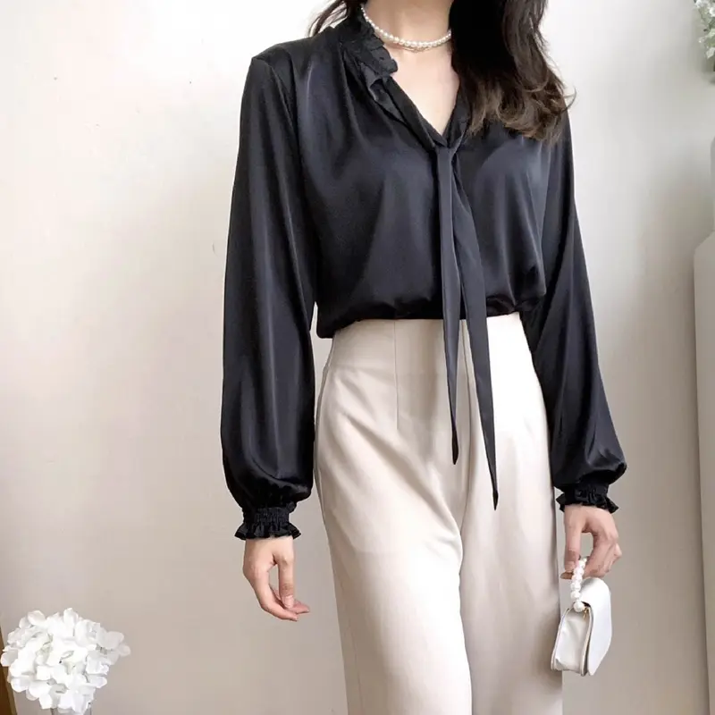 BITNA TOP Atasan Satin Wanita - Ohfficial 0
