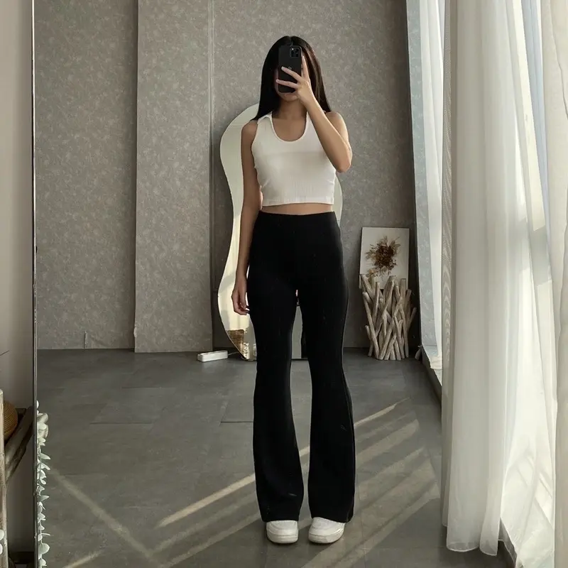 Dimiso - Flare Pants - Highwaist Flare Pants - Highwaist Kulot Cutbray Scuba 1