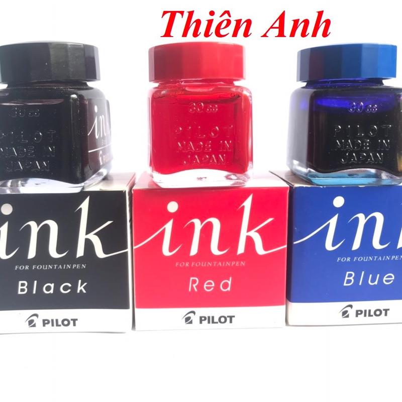  Mực ink pilot 30ml mực ink luyện chữ đẹp mực bút máy không phai không lắng cặn - Thiên Anh shop 