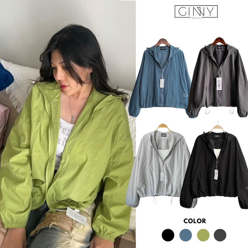 Áo Khoác Dù  Chống Nắng Thời Trang Orange CG02 Đi Mưa Nhẹ , Mát Tiện Lợi Thích Hợp Đi Chơi Đi Du Lịch Top Jacket Nữ Women