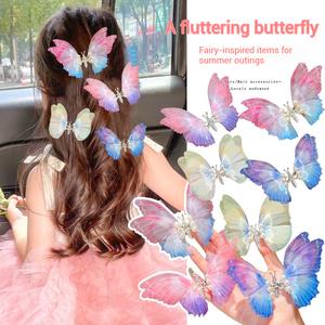 Klip Ikatan bentuk rama-rama rambut, dengan Sayap Bergerak, Aksesori Rambut Rama-rama Animasi, Untuk Kanak-kanak Perempuan, Hadiah Hari Jadi Sempurna untuk Kanak-kanak Perempuan.