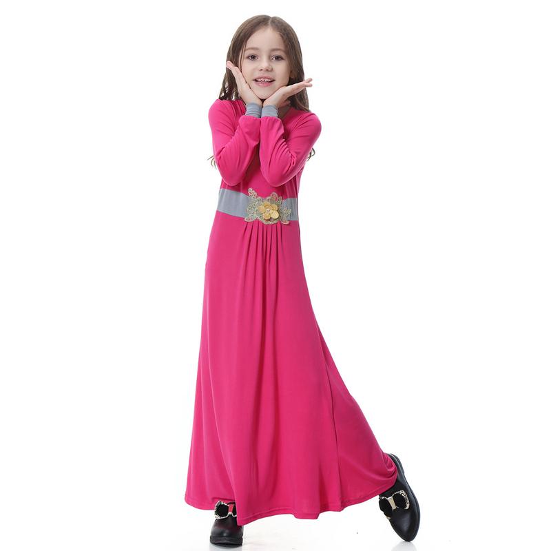 Product Introduction of 4-16 years old Muslim Girl Skirt Set Muslim Girl Long Dress Set Muslim Girl Clothing Girl Batman Skirt Set Children's Clothing South East Asia Girl Long Dress Dress 27