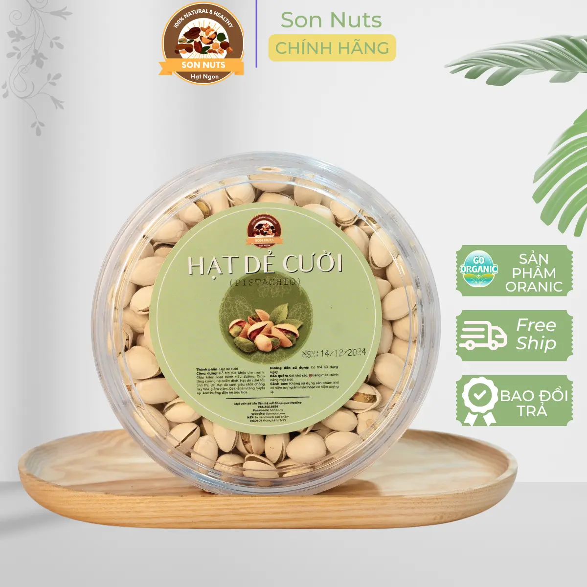 Hạt Dẻ Cười Trắng Cao Cấp, Qùa Tặng, Qùa Biếu – Son Nuts - Giòn Ngon Tự Nhiên, Dinh Dưỡng Tốt Cho Sức Khỏe Food Thức Ăn Socola Ăn Vặt Snack