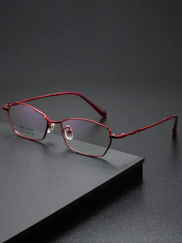 Unisex Simple Style Plain Color Eyeglasses Frames, Casual Trendy Eyeglasses Frames for Everyday Use, Fashion Accessories for Outdoor Activities 6