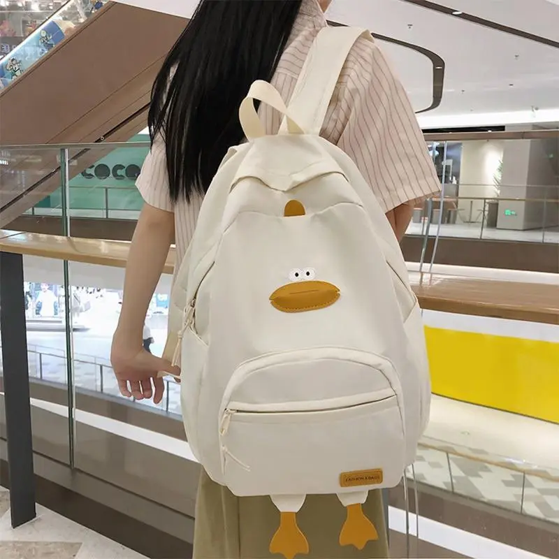 Ba Lô Vịt, Hàng Mới Về, Dễ Thương Và Dễ Phối Đồ Cho Sinh Viên Đại Học Nữ Và Bé Gái, Phong Cách Hàn Quốc, Thích Hợp Đi Học Và Du Lịch, Túi # DuckBackpack # CuteBag # CollegeBag # Phong Cách Hàn Quốc
