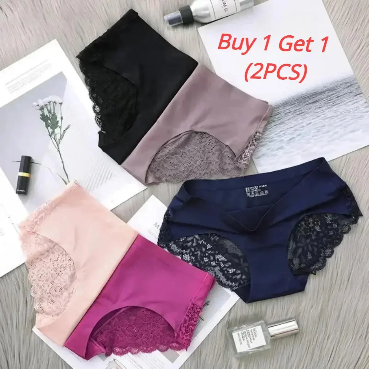 【Buy 1 Get 1 (2PCS)】 Breathable cotton underwear, comfortable to wear, very soft.