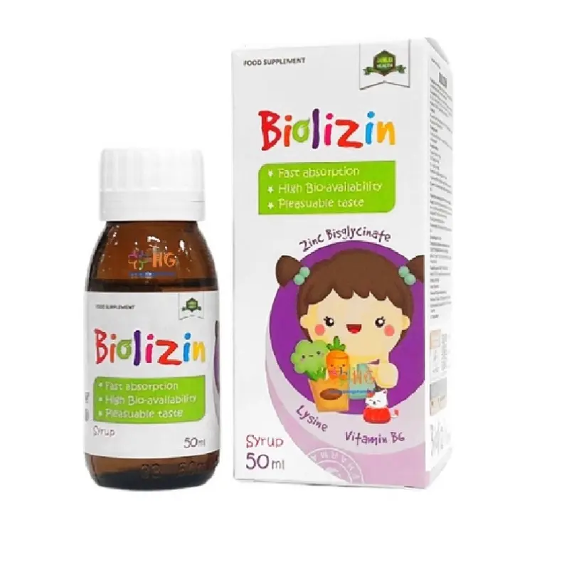 THỰC PHẨM BỔ SUNG BIOLIZIN KẼM ĂN NGON CHO BÉ (50ml) 2