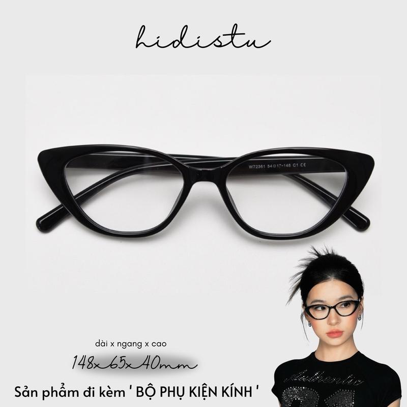 Gọng kính mắt mèo Katun. Form kính trung bình to, phù hợp dáng mặt vừa, to. Dáng kính trung bình dễ mang và xếch nhẹ nhàng  Mắt Kính
