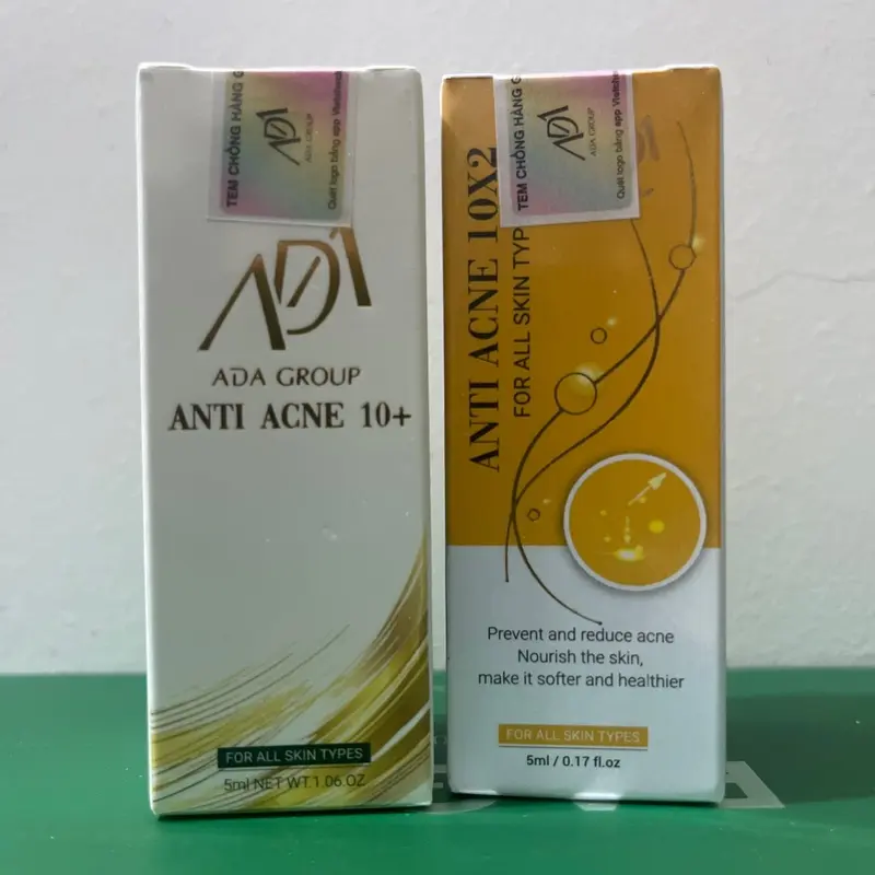 Serum Anti  Acne10+ ADA Hỗ Trợ Mụn Viêm,Mụn Ẩn,Mụn đầu đen Thanh Lọc da, Làm Đẹp Da 0