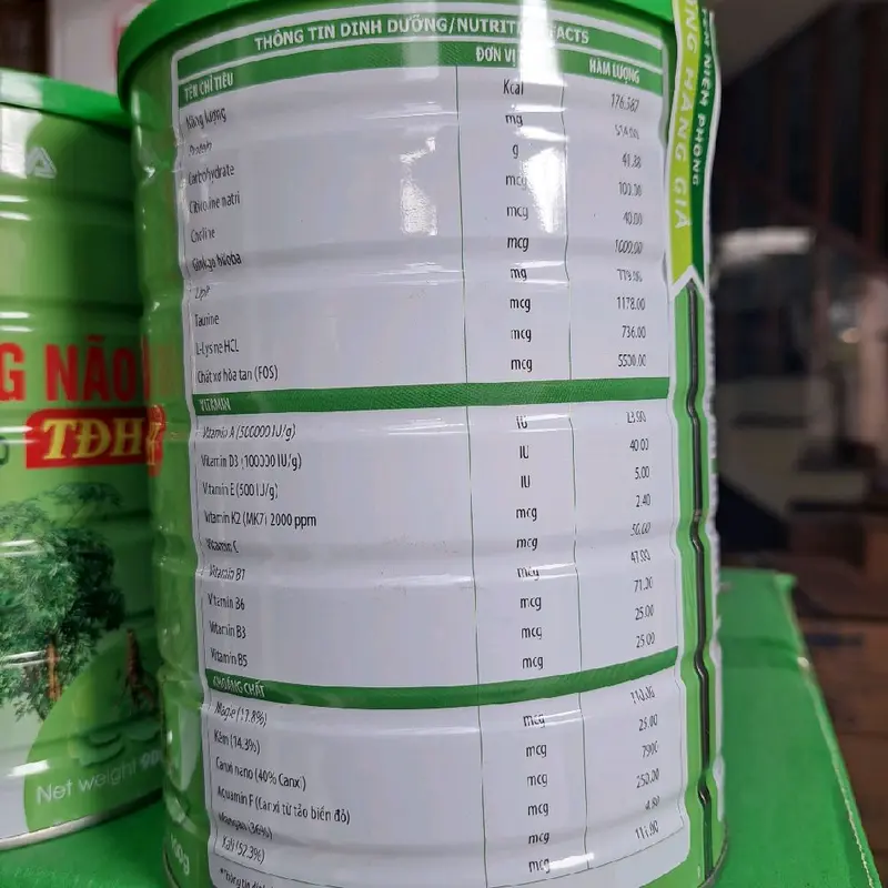 Sữa Hạt Hoạt Huyết Dưỡng Não hỗ trợ hoạt huyết , tăng cường tuần hoàn máu não giúp ngủ ngon hộp 900g 3
