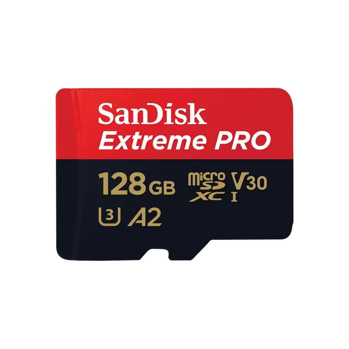 Gambar SanDisk Extreme Pro MicroSD, 200MB/s R, 90MB/s W 128GB, SD adaptor (SDSQXCD-128G-GN6MA) dari GGSTORESBY Kota Surabaya Tokopedia