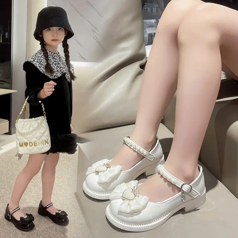Giày Búp Bê Công Chúa Bé Gái Hình Vương Miệng Quai Ngọc Hàng QC Cao Cấp Cho Bé Từ 3 đến 10 Tuổi Ma 760 2