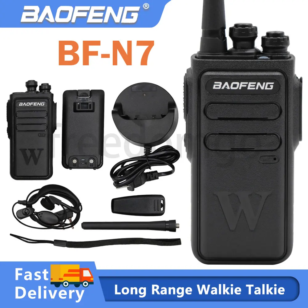 Bộ đàm Baofeng LF-N7, Baofeng, 6800ma, Cầm Tay và Cầm Tay, Kích thước nhỏ và mini, Bộ đàm nhỏ FUJIAN, Phạm vi 10km và 16 5-10KM, Màu đen bộ  đàm