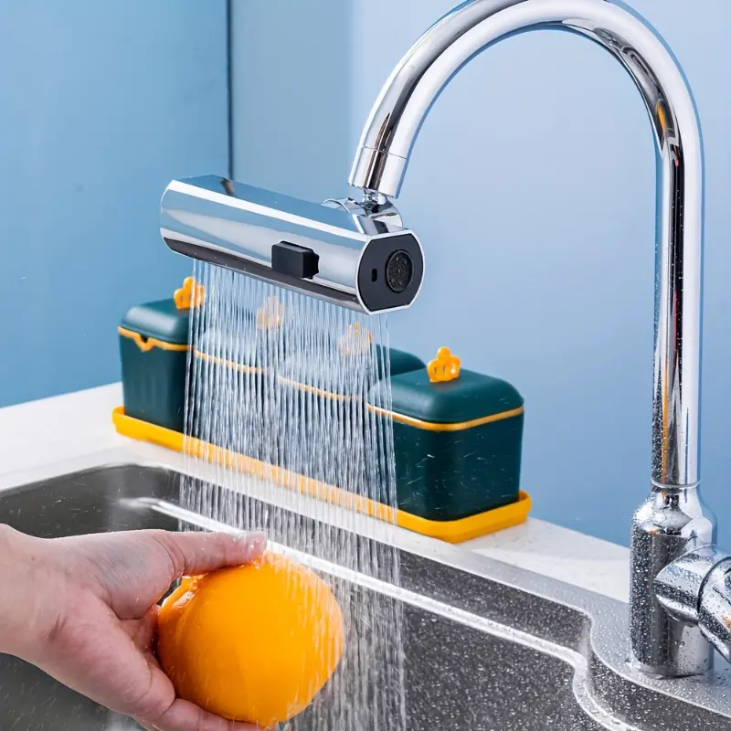 [Water-Saving] Three-Mode Faucet Aerator Adapter - Multifunctional Water-Saving Nozzle for Kitchen and Bathroom Sink Taps 1