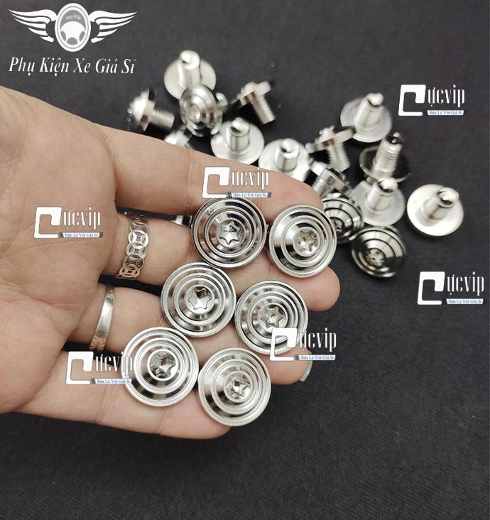 Ốc Chân Kính (Gương) Chiếu Hậu Salaya Phay Thái Inox 304 Ren Thuận (Xuôi), Ngược Gắn Mọi Loại Xe MS5720 6