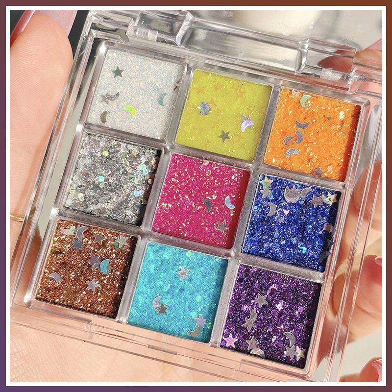 【ANISAHEN】Palet Perona Mata Payet Sembilan Warna