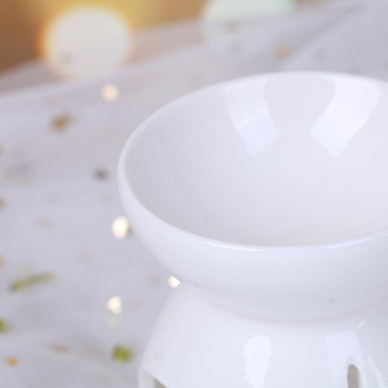 Product Introduction of [TUNI]  Ceramic Essential Oil Lamp Aroma Burner Aromatherapy Candle Fragrance Holder 24