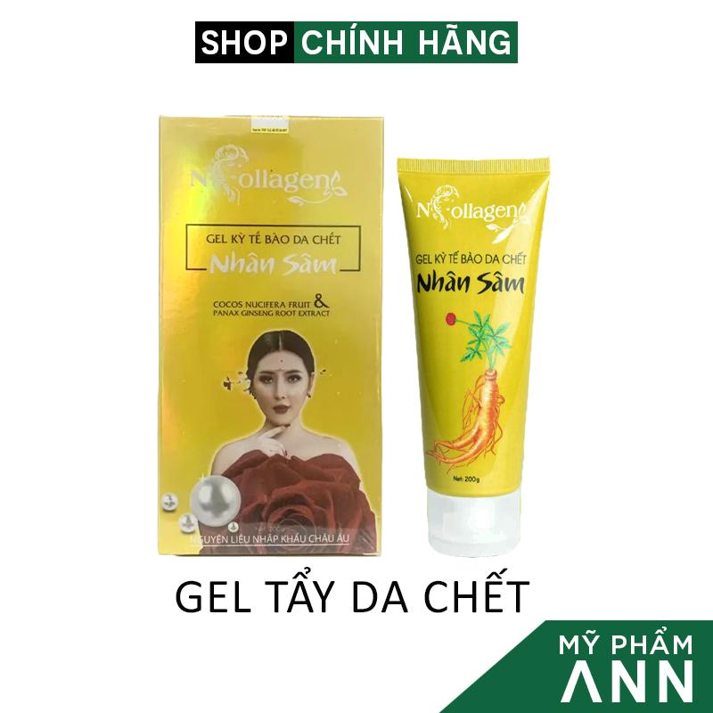  Tẩy Tế Bào Chết Nhân Sâm Mỹ Phẩm N Collagen chính hãnġ - Gel Tẩy Da Chết Cho Mặt Và Body 