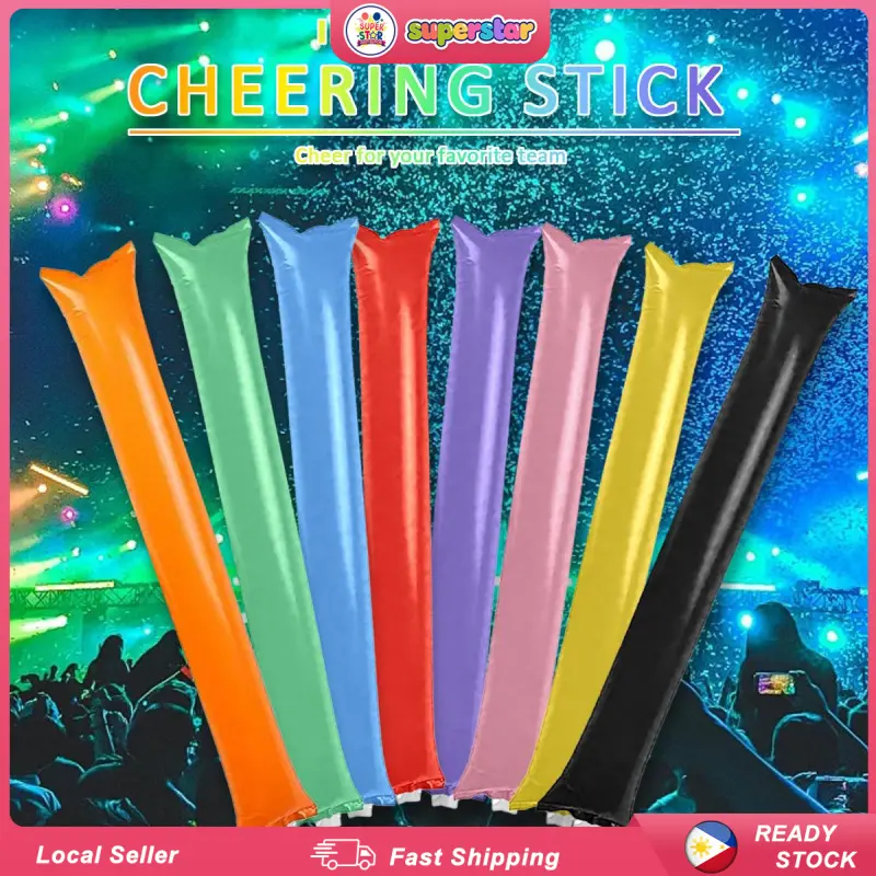 Inflatable Cheering Sticks Clapper Balloon Cheering Stick CheerLeaders ...
