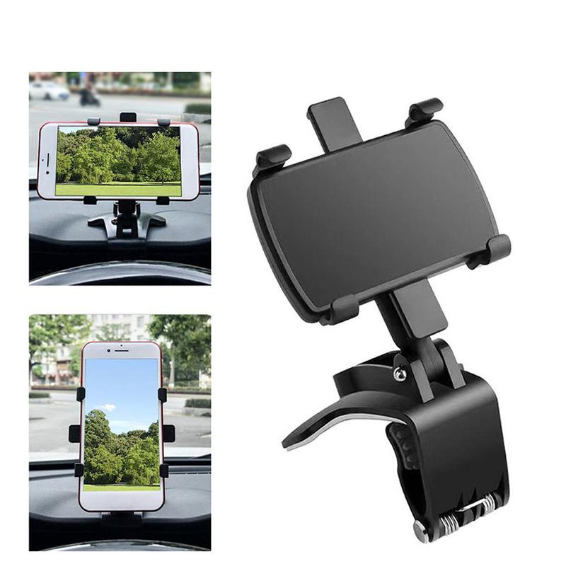 Stand Holder HP Dashboard MOBIL Jepit 360 Derajat 3 in 1 Universal 7