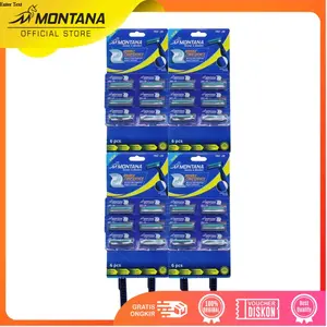 MONTANA 3 Razor Blades Stainless Alat Cukur 2 Mata Pisau 118m Perfection Shaving TRZ-2B