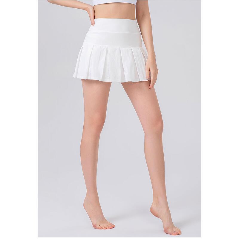 Product Introduction of Women's spring and summer running sports short cross sexy pleated tennis fitness skirt, half skirt 2