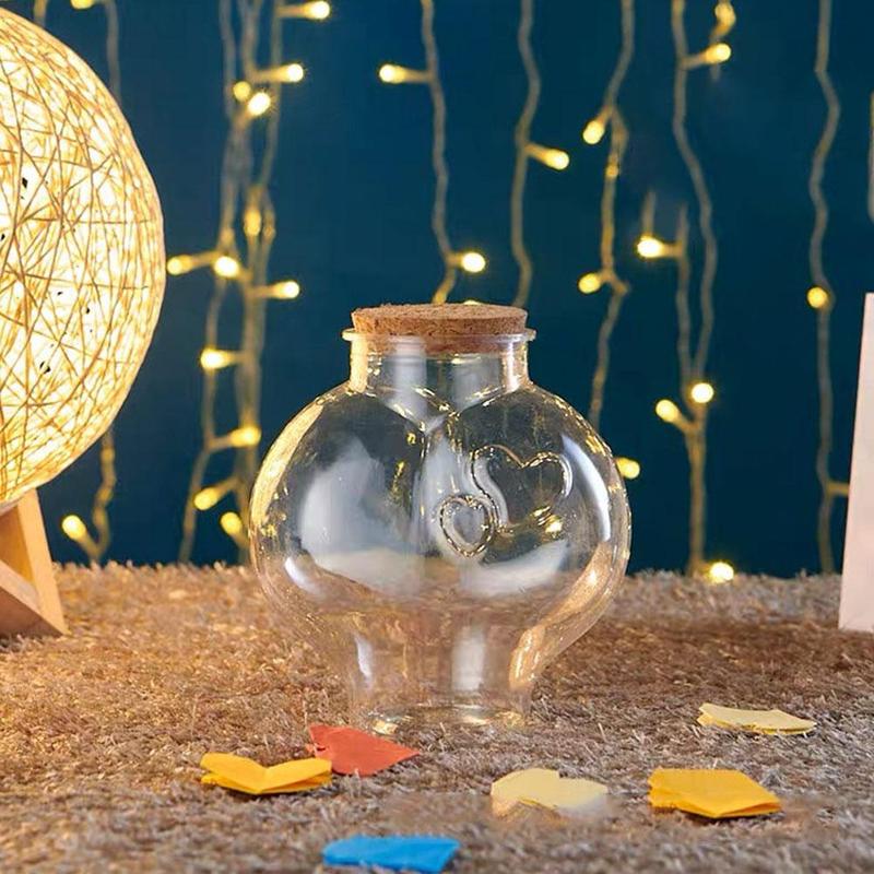 Product Introduction of Mini Star Wishing Bottle Creative Origami Star Plastic Bottle Transparent DIY Craft Plastic Jar Five-pointed Star Glass Storage Bottle 19