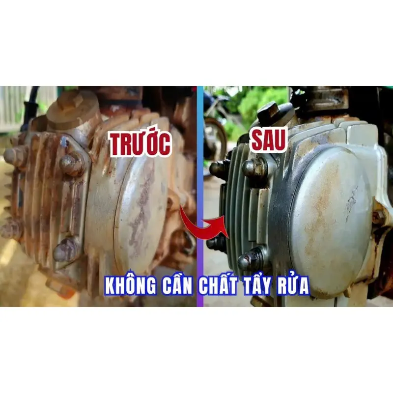 Combo 2 chai SHINY Đỏ tẩy lóc máy chính hãng. Tayrua 5