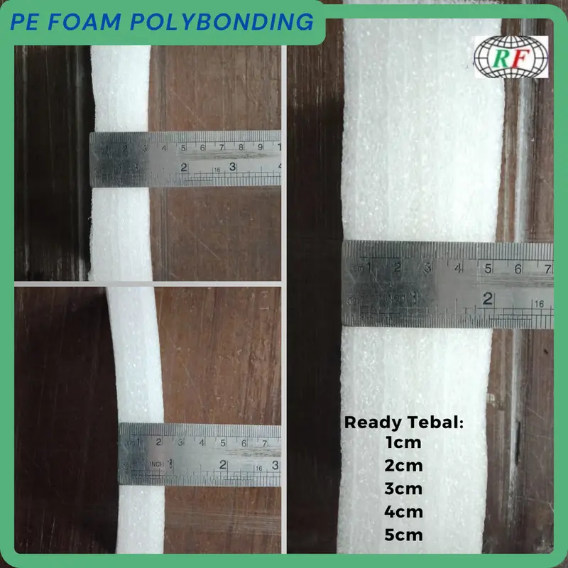 Busa Packing Polyfoam 50 x 8cm PE Foam Polybonding Busa Gabus elastis Busa Packing Putih 3