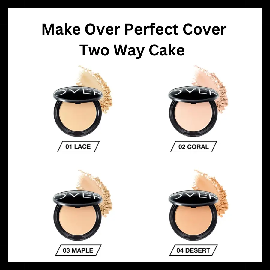 Make Over Perfect Cover Two Way Cake 12g | Makeover Twc Bedak Padat