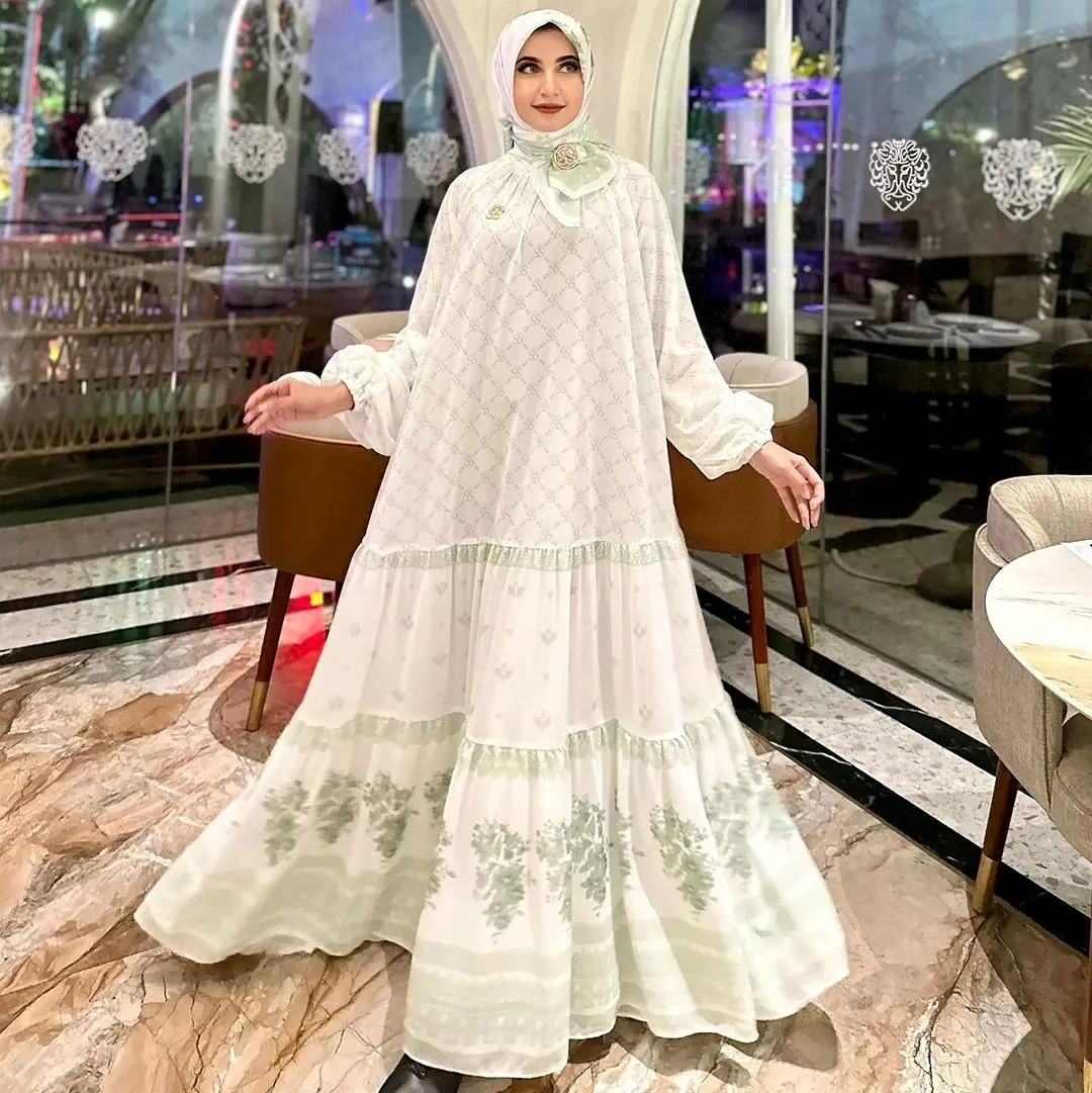 gamis ss + hijab brand original shella saukia ZF 152