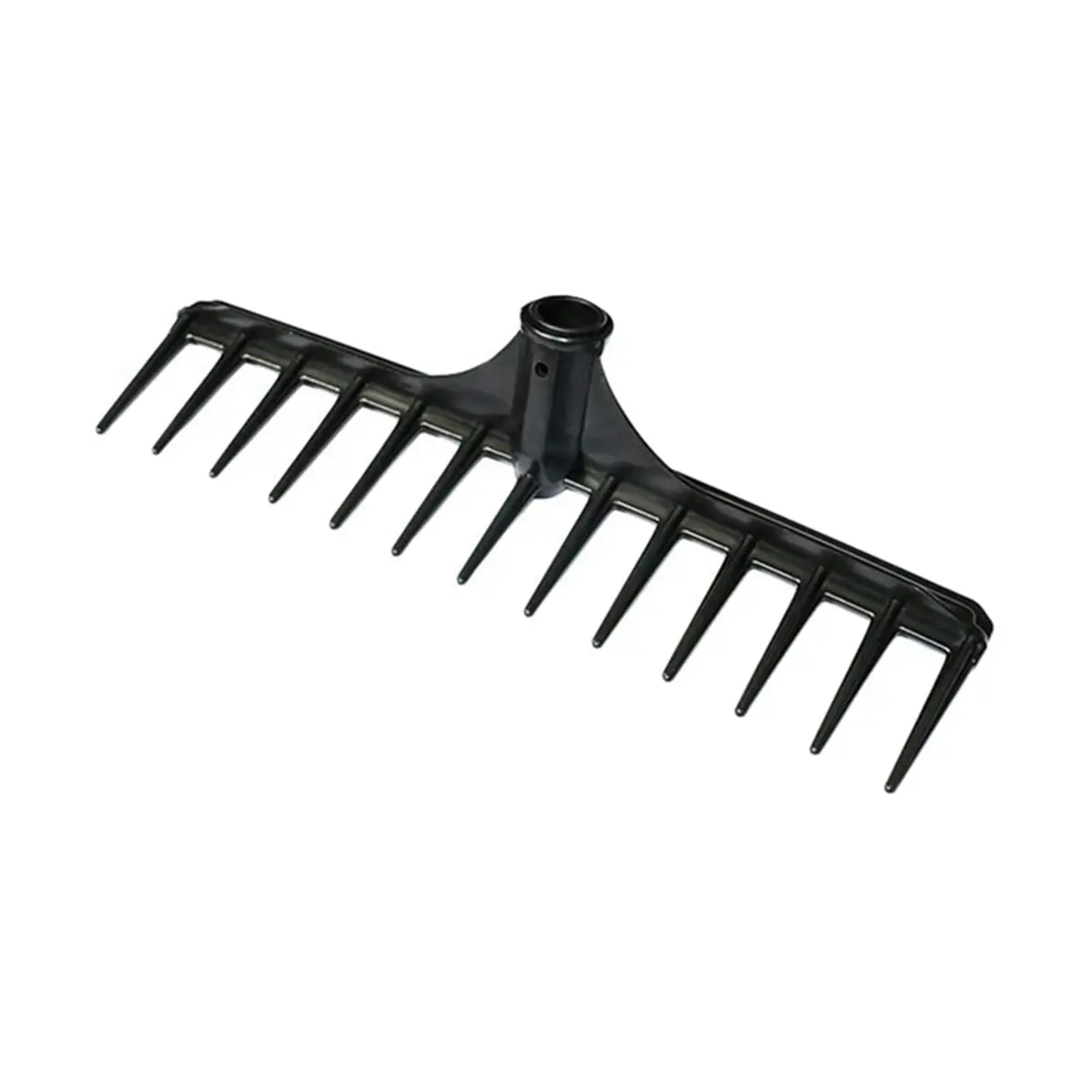 Rubber Golf Grip Rake Head Golf Course Driving Range Sand Pit Rake Garden Yard Leaf Lawn Finishing Tool Black