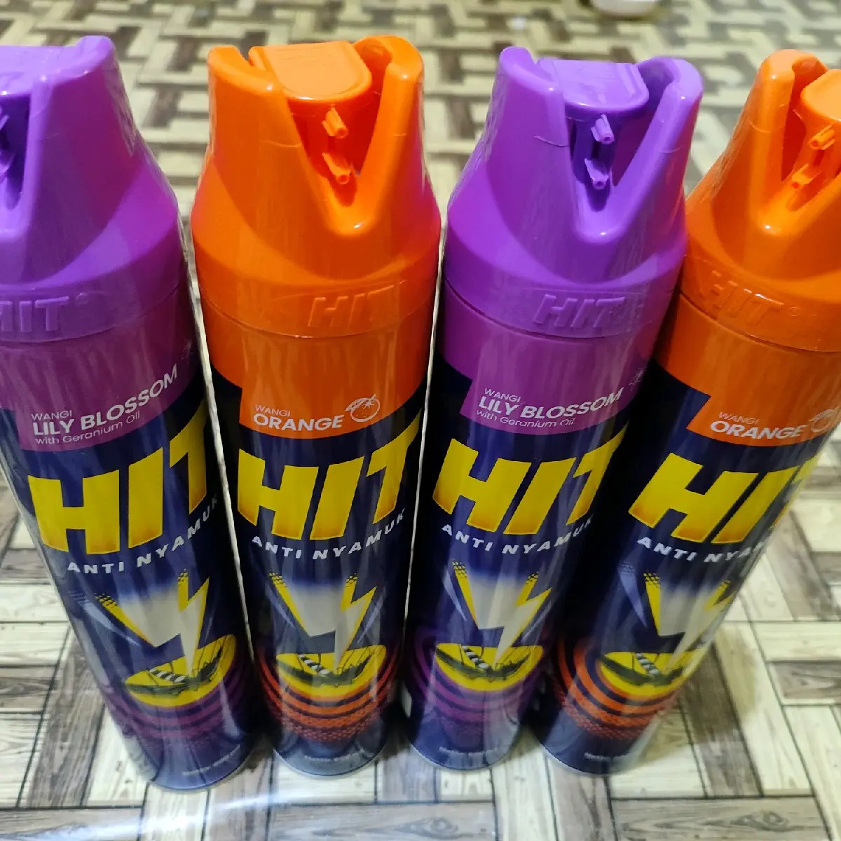HIT Aerosol 600 ml - Terbukti Ampuh, Bebas Nyamuk