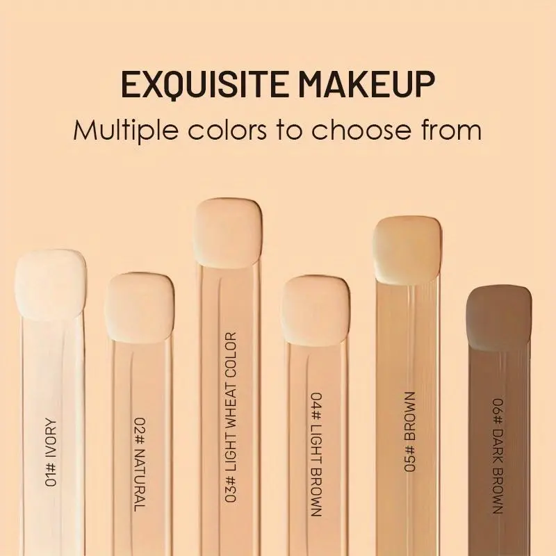 Long Lasting Matte Foundation, 1 Count Oil Control Moisturizing Foundation, Full Coverage Flawless Makeup Cream, Makeup Product for Women & Girls, Cosmetic 6
